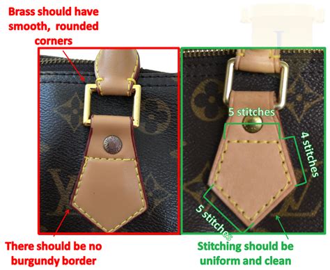 how can you tell if louis vuitton bags are real|louis vuitton stitching.